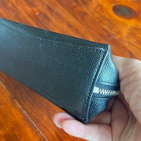Coach Black Leather Cosmetic Case - Picture 5 of 5